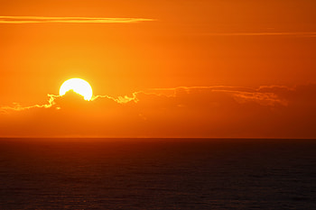 Nature, Sunset, Sea, Sun, Clouds HD wallpaper