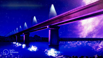 Bridge night, Anime, Call of the Night HD wallpaper