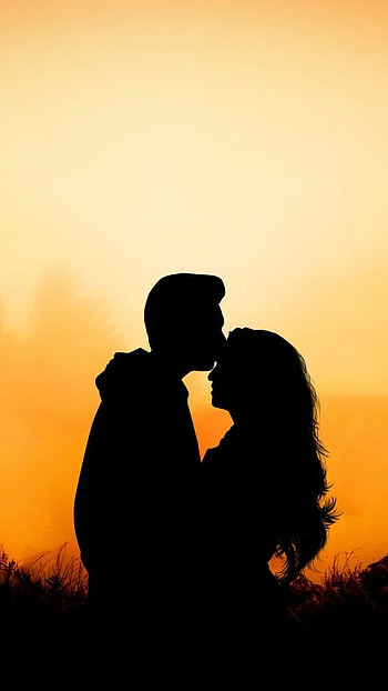 Couple, hug, kiss, love, outdoor, sunset, . Love romantic, Hugging couple, Love , Love Hug HD phone wallpaper