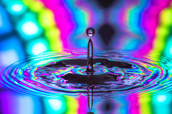 Macro, Circles, Multicolored, Motley, Splash, Drop HD wallpaper