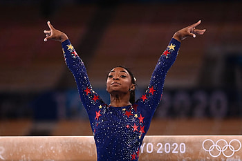 Simone Biles, Balance beam, Dropping out, Olympics HD wallpaper