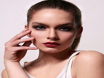 BEAUTY WITHOUT GLOWES, model, pretty, green, eyes, face HD wallpaper