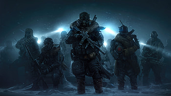Wasteland 3 - Rangers (, edited), soldier, gun, video game, Wasteland 3 HD wallpaper