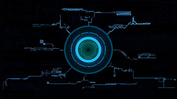 JARVIS & Background . HD wallpaper