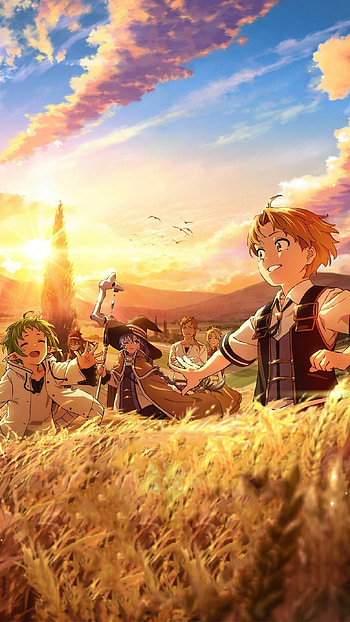 Mushoku Tensei, Jobless Reincarnation, Anime, Cast HD phone wallpaper