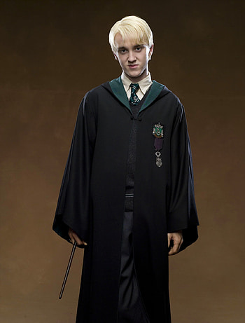 Draco Malfoy portrait, Captivating portrayal, Mysterious aura, Unexpected depth HD phone wallpaper