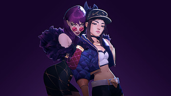 Kda Akali And Evelynn League Of Legends, akali-league-of-legends, league-of-legends, games, deviantart, artist, artwork, digital-art HD wallpaper