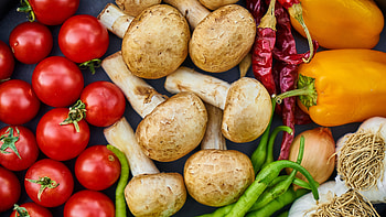 Vibrant produce, Culinary inspiration, Farm-fresh ingredients, Nature's bounty HD wallpaper