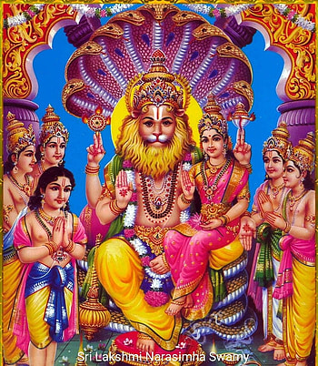 Sri Lakshmi Narasimha Swamy. Gods and goddesses, Narasimha swamy, Hindu gods, Lord Lakshmi Narasimha HD phone wallpaper