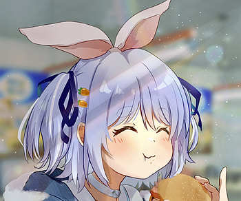 Usada Pekora, hololive, Usada Pekora, Anime, Virtual Youtuber HD wallpaper