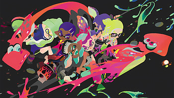 Splatoon 2 - Neon Ink Rush ( Ultra ), Splatoon 2 HD wallpaper