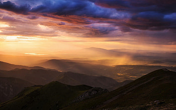 Nature, Mountains, Fog, Carpathians, Tatras HD wallpaper