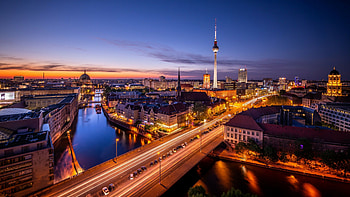 Berlin skyline, German capital, , Modern city vibes HD wallpaper