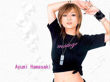 cute,singer,in black clothes,Ayumi Hamasaki, cute, singer in bla HD wallpaper
