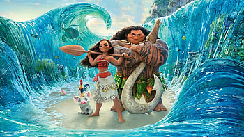Moana , Background , Animation HD wallpaper