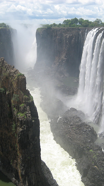 Victoria Falls Zimbabwe, , Nature , Captivating beauty HD phone wallpaper