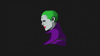 Joker Minimal , joker, supervillain, superheroes, minimalism, minimalist, dark, black, artist, artwork, digital-art, artstation HD wallpaper