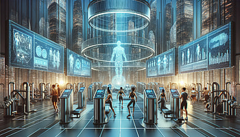 Futuristic Gym Exercise, exercise HD wallpaper