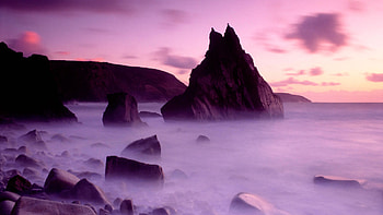 Ocean Mist, sea, coastline, skies, coast, sunrise, coastal, nature, water, sunset, ocean HD wallpaper