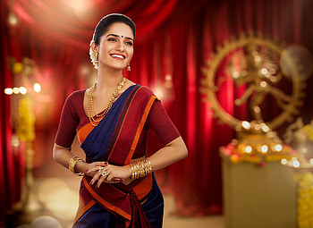 Ruhani-Sharma, Actress, Sharma, Ruhani, saree HD wallpaper