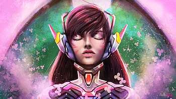 Dva Overwatch Artwork , dva-overwatch, overwatch, games, artstation, artist, artwork, digital-art HD wallpaper