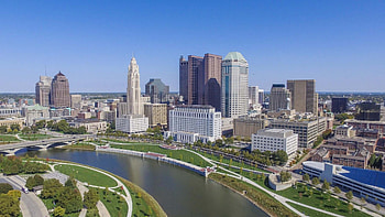 Columbus Skyline, Travels, Must-see attractions, Urban adventures HD wallpaper