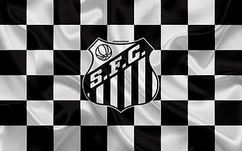 Santos FC, sfc, flag, logo, football HD wallpaper