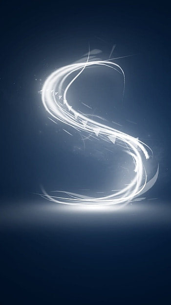 S Letter, Wind, dark theme HD phone wallpaper