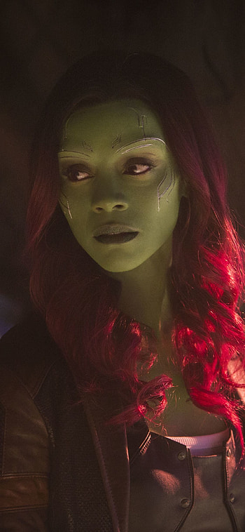 Zoe Saldana, Gamora , Avengers Infinity War, Celebrity HD phone wallpaper