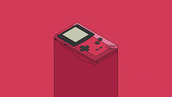 Gameboy Console Minimal Red , console, games, minimalism, minimalist, artist, artwork, digital-art HD wallpaper
