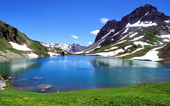 Landscape, Mountains, Lakes HD wallpaper