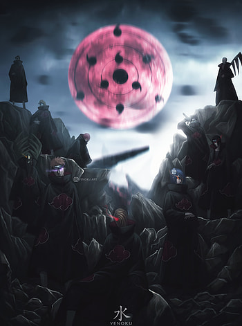 The Akatsuki, naruto, sharingan, pain, itachi, venoku, manga, obito, anime HD phone wallpaper