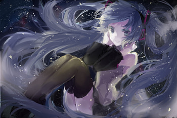 Vocaloid, miku, hatsuni, girl HD wallpaper