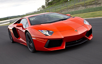 Auto, Cars, Traffic, Movement, Style, Lamborghini Aventador HD wallpaper
