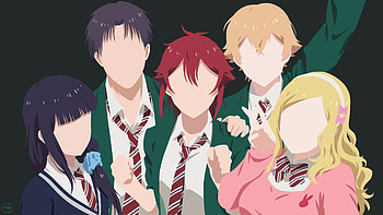 Tomo-chan Is a Girl! — Tomo, Carol, Misaki, Junichirou & Misuzu, Carol Olston, Tomo Aizawa, Junichirou Kubota, Misuzu Gundou, Anime, Tomo-chan Is a Girl! HD wallpaper