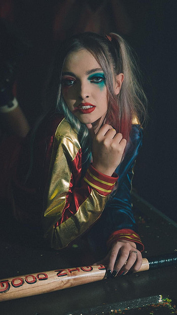 Harley Quinn, cosplay HD phone wallpaper