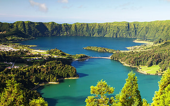 Azores Portugal, Forest mountains, High-quality HD wallpaper