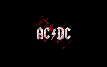 AC/DC, Band, Rock, ACDC, Heavy, Black, Logo, Metal, Music HD wallpaper