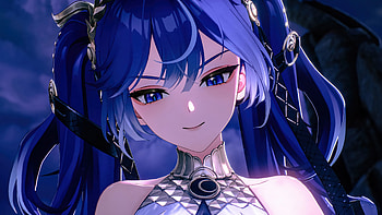Wuthering Waves — Iuno: Blue-Haired Enchantress (Video Game ), Blue Hair, Anime Girl HD wallpaper