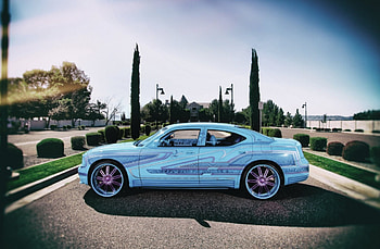 2006 Dodge-Charger, Mopar, 2006, Lite Blue, Custom Paint HD wallpaper
