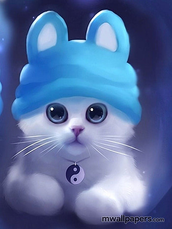 Cute kitten. Kitten , Kittens cutest, Cute cats, Cute Cartoon Kitten HD phone wallpaper