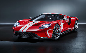 2018 Ford Gt '67 Heritage Edition, Red Sports Car HD wallpaper