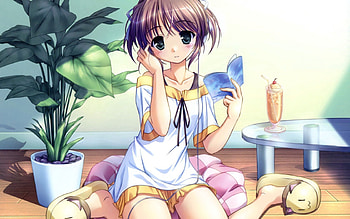 Anime, Relaxation, Rest, Girl, Room HD wallpaper