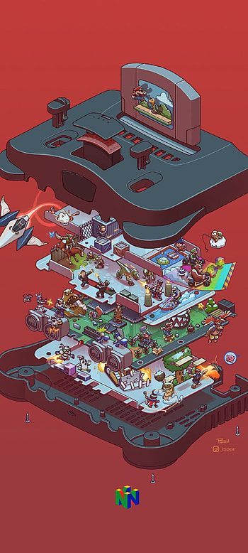 Nintendo 64, Geek HD phone wallpaper