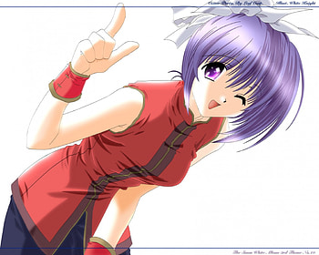 Reiko Haga, anime, china dress, comic party, reiko HD wallpaper