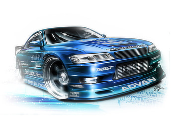 Angelic Chaser, car HD wallpaper
