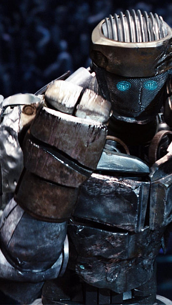Real Steel, mobile , Action-packed movie, Futuristic robots HD phone wallpaper