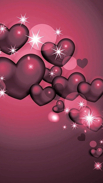 Nice, Hearts Background, hearts, background HD phone wallpaper
