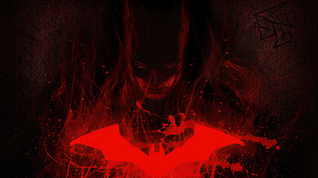 The Batman Red , batman, superheroes, artist, artwork, artstation HD wallpaper