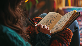 Captivating Journaling Moments: A Ultra, writing, Cozy HD wallpaper